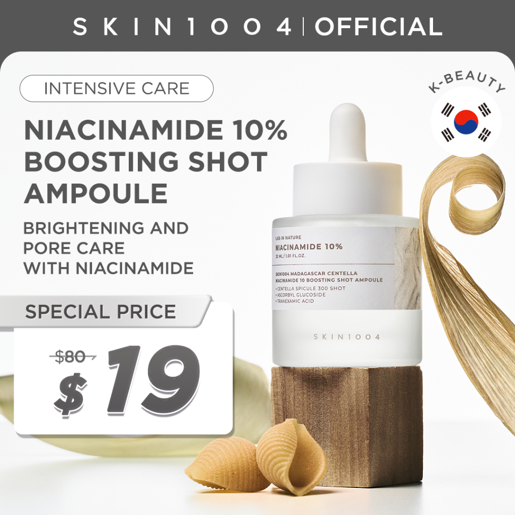 SKIN1004 Madagascar Centella Niacinamide 10 Boosting Shot Ampoule 30ml
