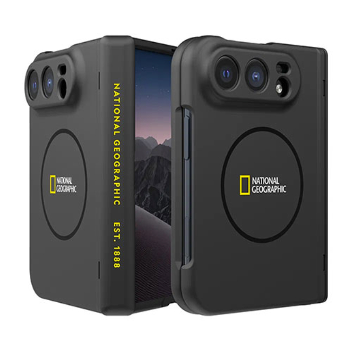 National Geographic - Slim Fit Hinge Cover Magnetic Case Compatible for ...