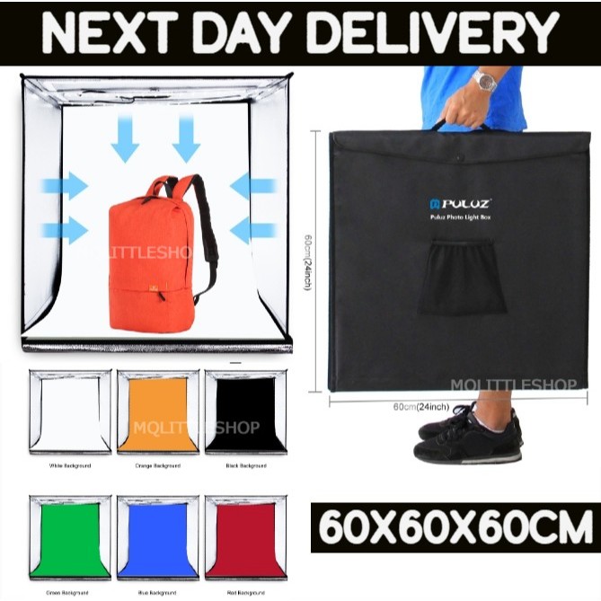 LOCALSELLER] PULUZ 60*60cm 60W LED Light Box Photo Studio