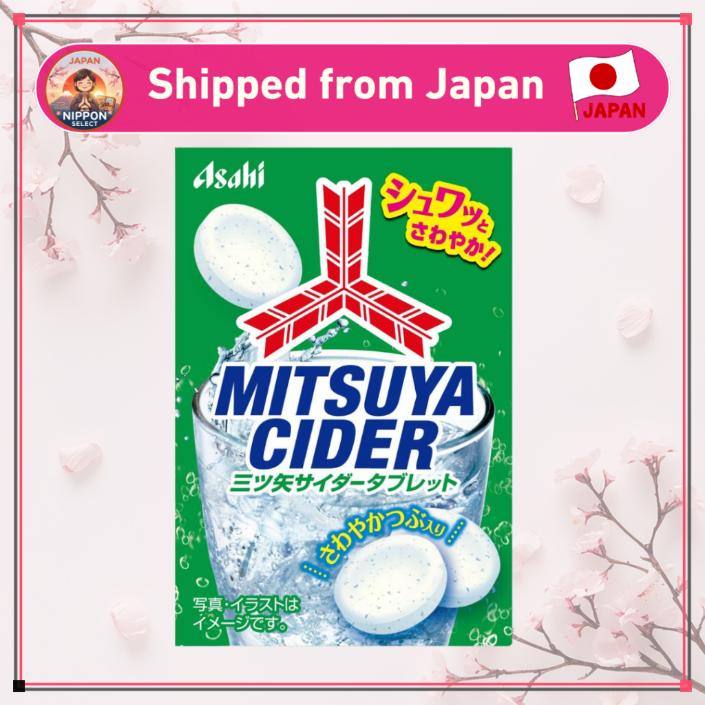Asahi Group Foods Mitsuya Cider Tablets (Small Box) 18 tablets (27g ...
