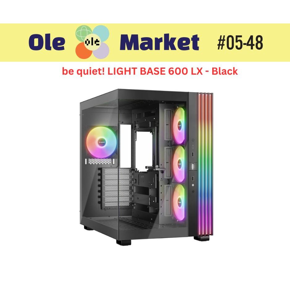 be quiet! LIGHT BASE 600 LX (Black/White) | Shopee Singapore