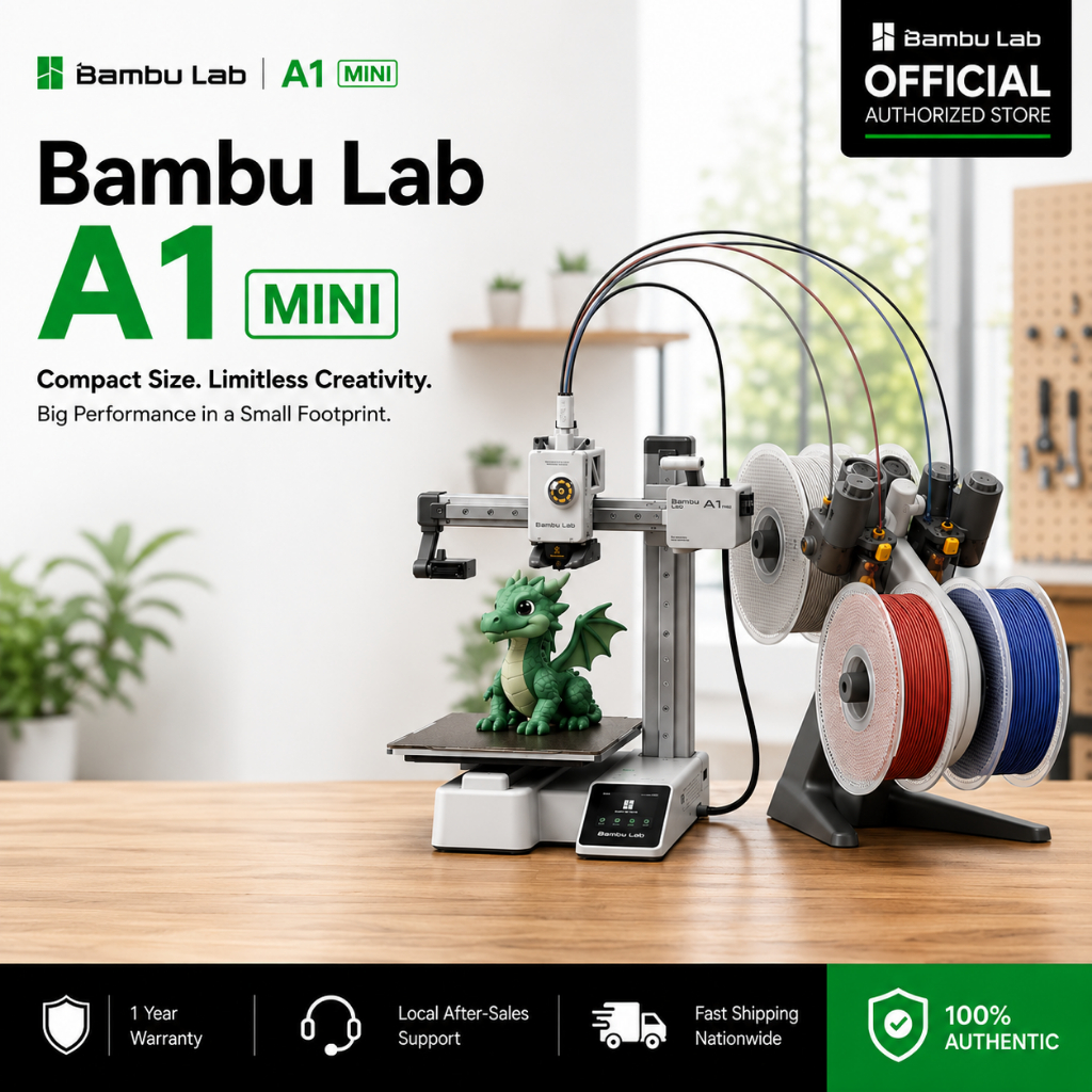 Bambu Lab A1 Mini 3D Printer Support Multi-Color 3D Printing Set