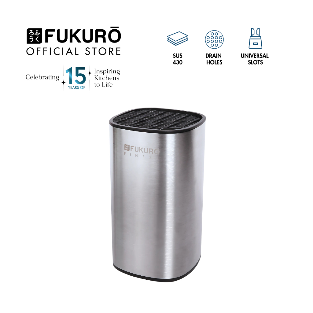 Fukuro Stainless Steel Knife Holder, Kitchen Knife Holder Knife Storage ...