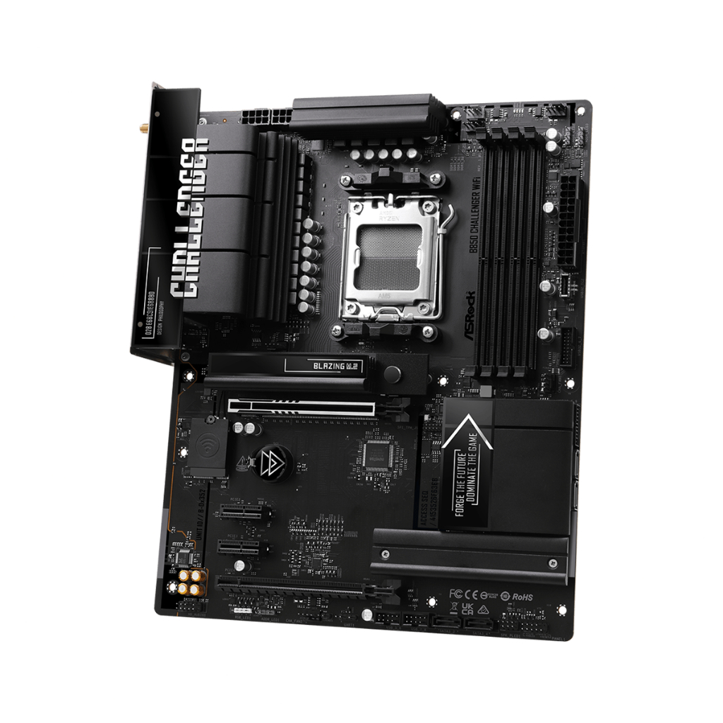 ASROCK B850 CHALLENGER / WHITE WIFI 7 AMD RYZEN AM5 DDR5 ATX