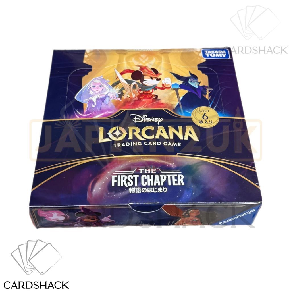 Disney Lorcana Japanese: [Set 1] The First Chapter Booster Box | Shopee  Singapore