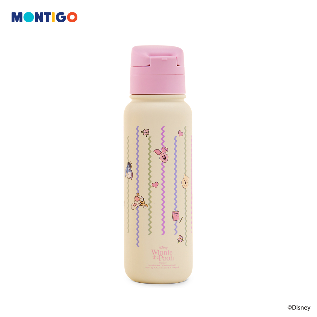 [Limited] Montigo Little Joy With Pooh Bubble Bottle Travel Large (18oz/530ml) photo 2