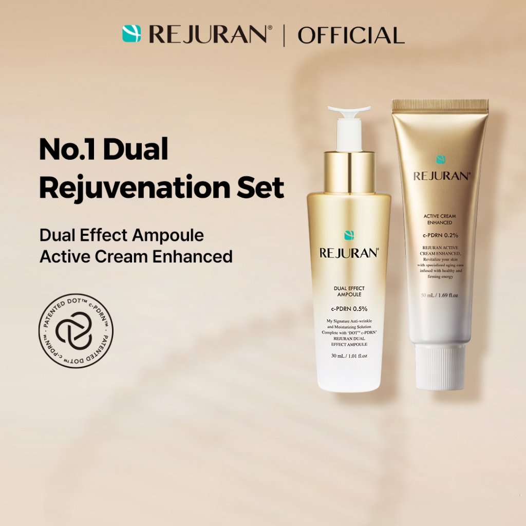 [REJURAN] Dual Rejuvenation Set (Dual Effect Ampoule 30mL + Active ...