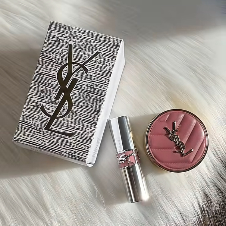 YSL Iconic Pink Make Me Blush LOVESHINE Lip Oil Stick Set Gift Nude ...