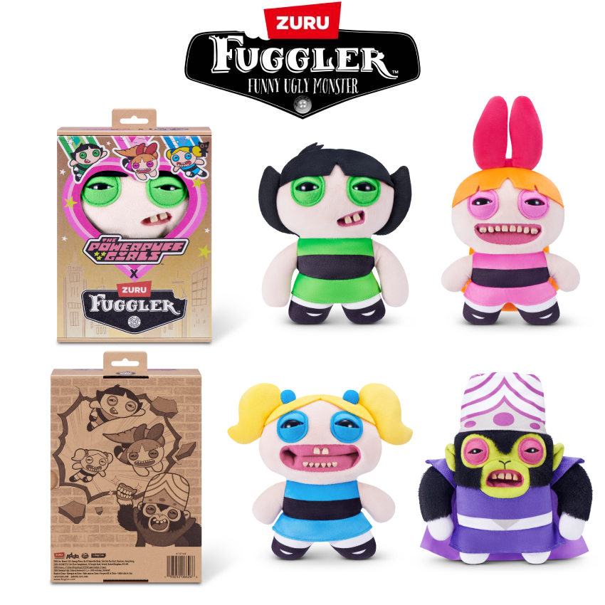 Fuggler X Powerpuff Girls Series Funny Ugly Monster 9inch Plush