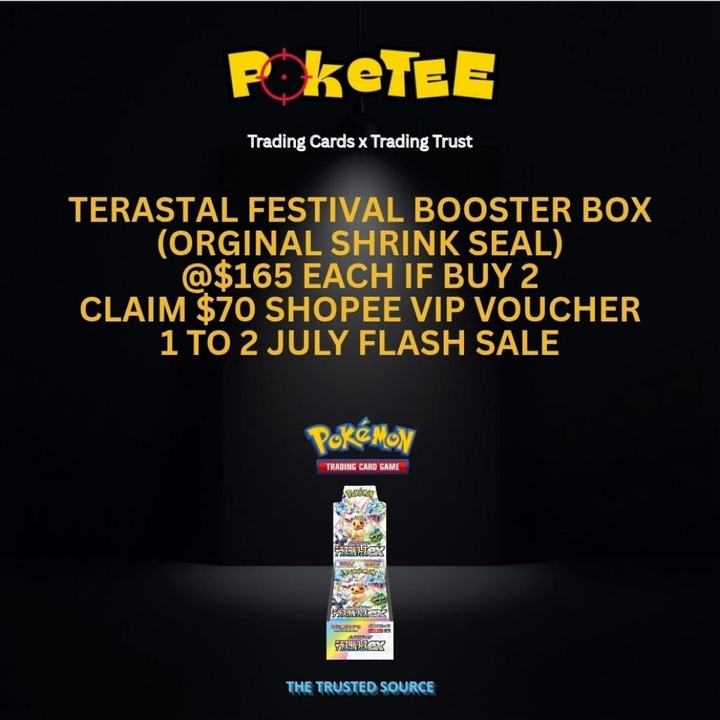 japanese pokemon terastal festival booster box Catch the crystalline chaos of Terastal Festival ex Pokemon Japanese Scarlet & Violet