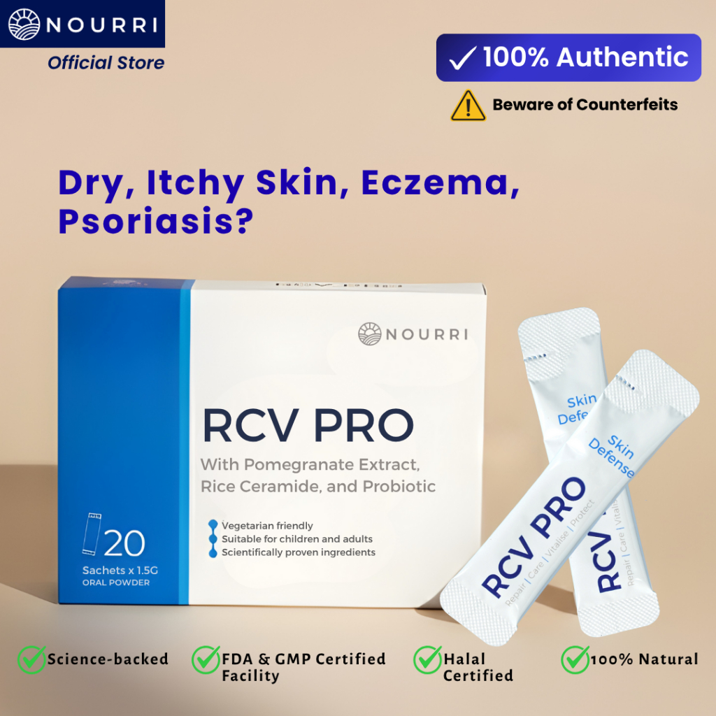 RCV PRO – Skin Supplement for Eczema, Acne, Dry Skin and Oily Skin ...