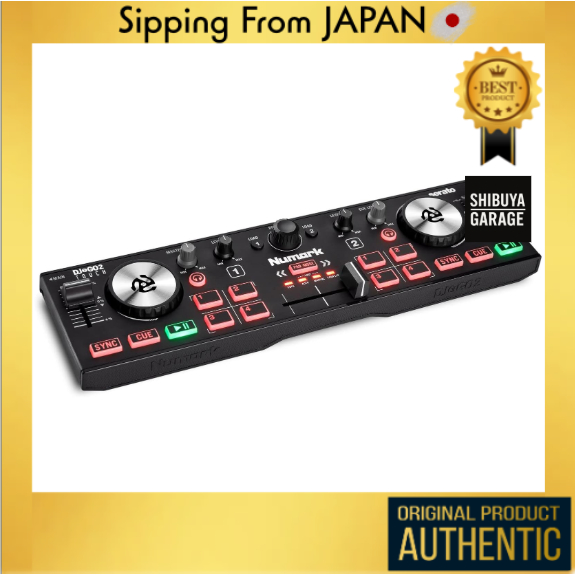 Numark DJ2GO2 Touch Portable DJ Controller – 2-Deck USB Compact DJ Gear ...