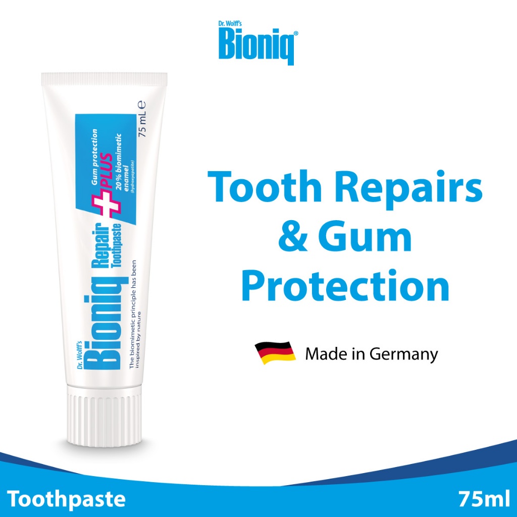 Bioniq® Repair-Toothpaste PLUS (75ml) - Fluoride-free, contains ...