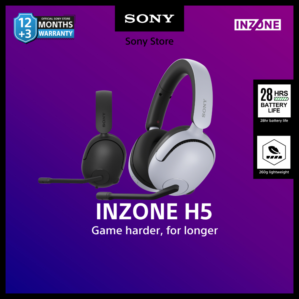 Sony Singapore INZONE H5 Wireless Gaming Headset | Shopee Singapore