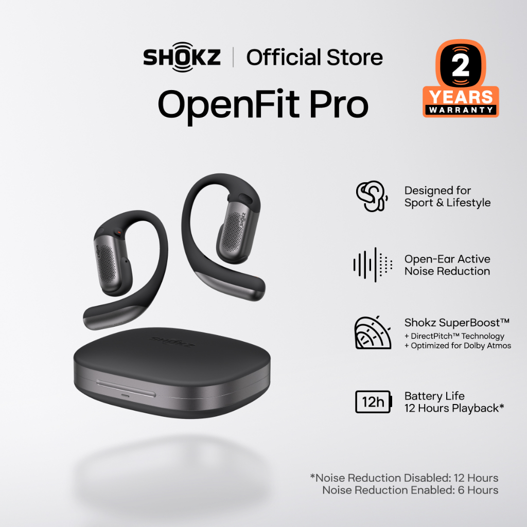 NEW] SHOKZ OpenFit Pro T010 | Open Ear, Noise Reduction Earbuds