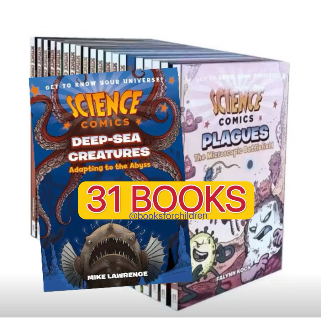 SG）Science Comics 31 Books Box Set | English Science Graphic