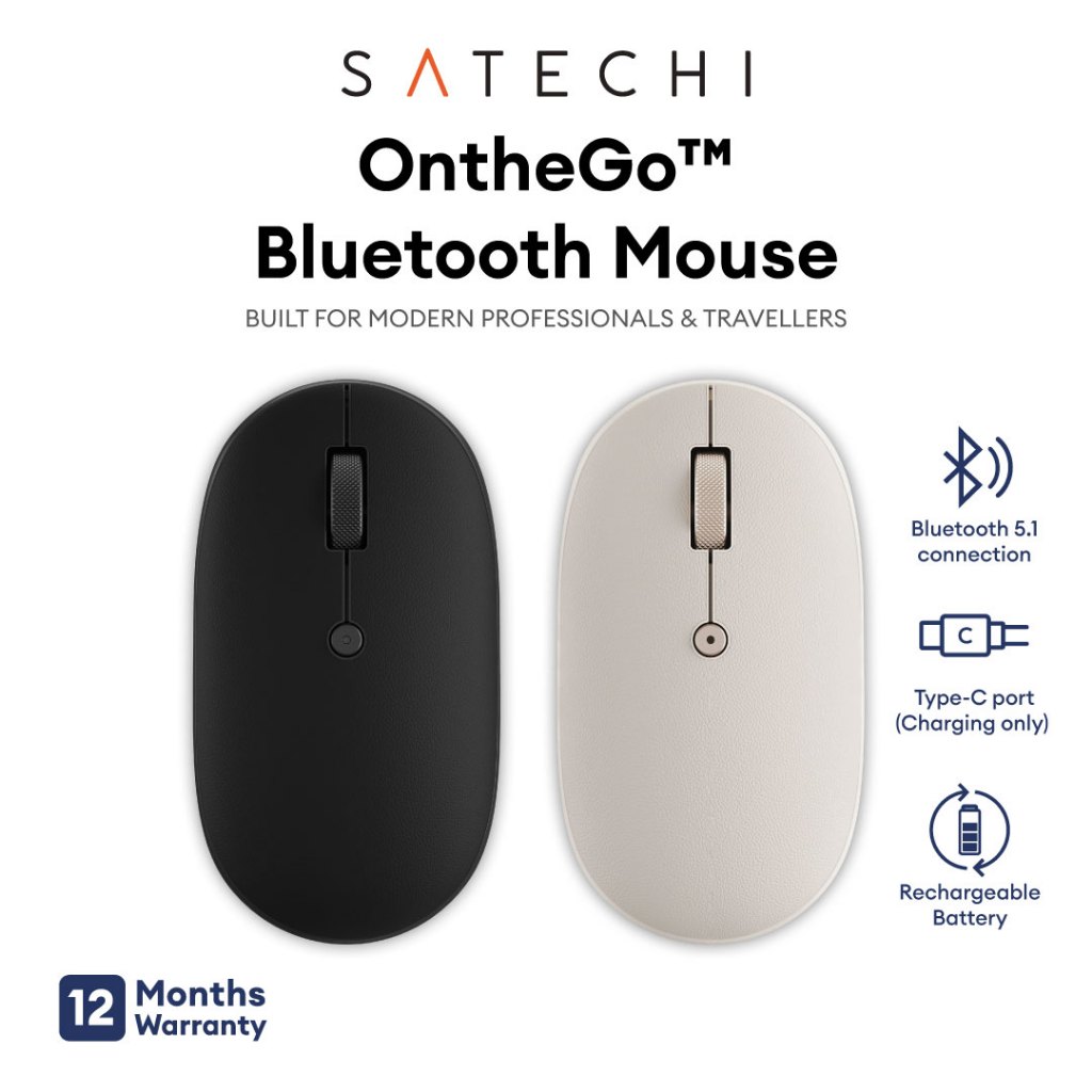 Satechi OntheGo™ Bluetooth Mouse | Shopee Singapore
