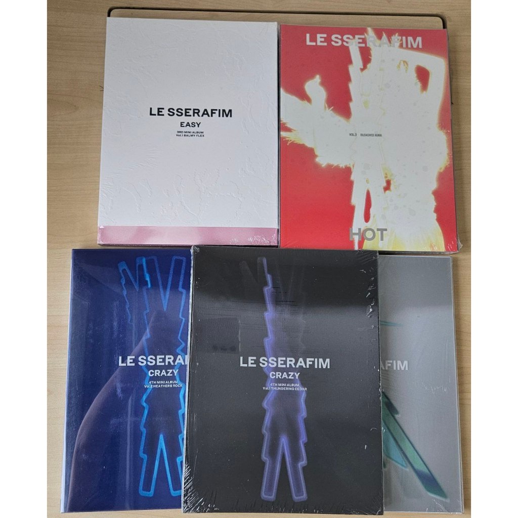 [SG in stocks] LE SSERAFIM easy crazy hot photobook version sealed ...