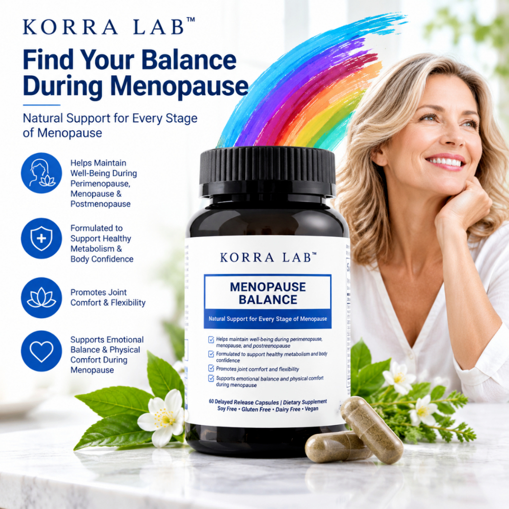【One-week delivery 】KORRA LAB Menopause Balance | Natural Menopause ...