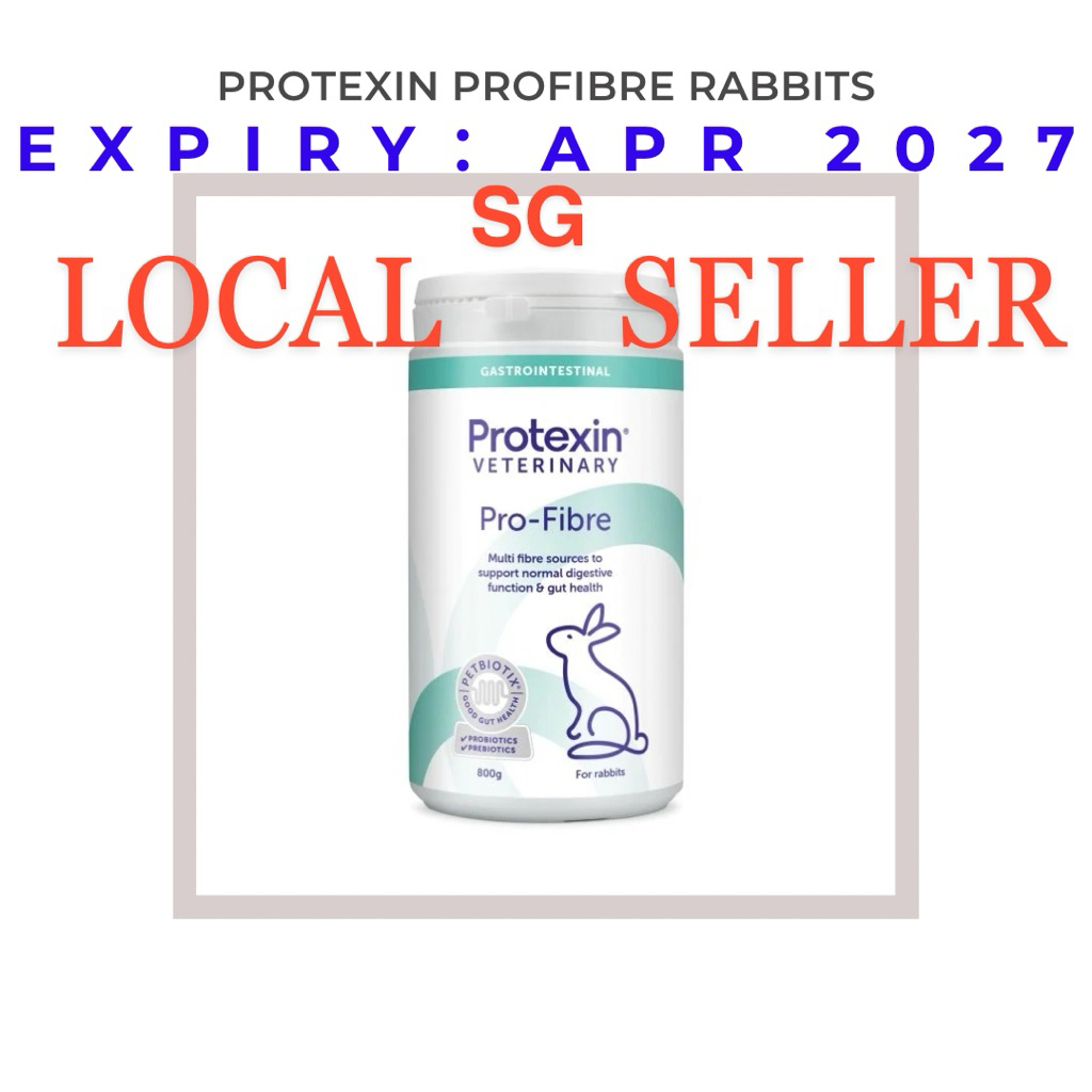 PROTEXIN Pro-Fibre Profibre Rabbits 800g | Shopee Singapore