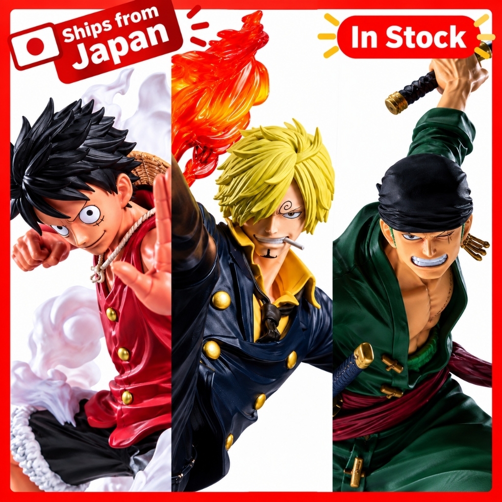 One Piece MAXIMATICPLUS Monkey D. Luffy Roronoa Zoro Sanji Banpresto ...