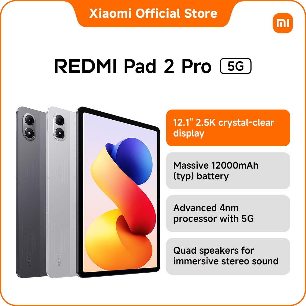 New Xiaomi REDMI Pad 2 Pro 5G | 8+256GB, 12.1