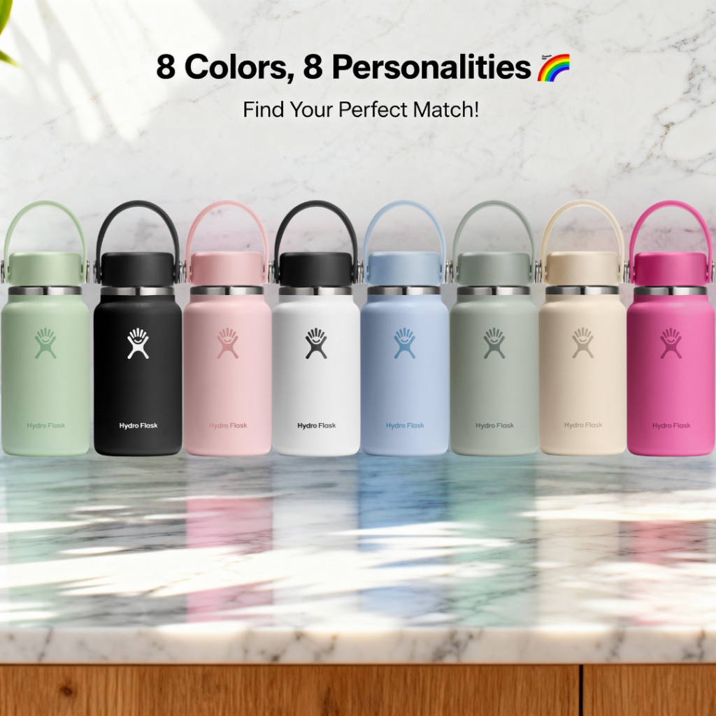 Hydro Flask Micro Hydro Mini Insulated Stainless Steel Bottle Leakproof ...