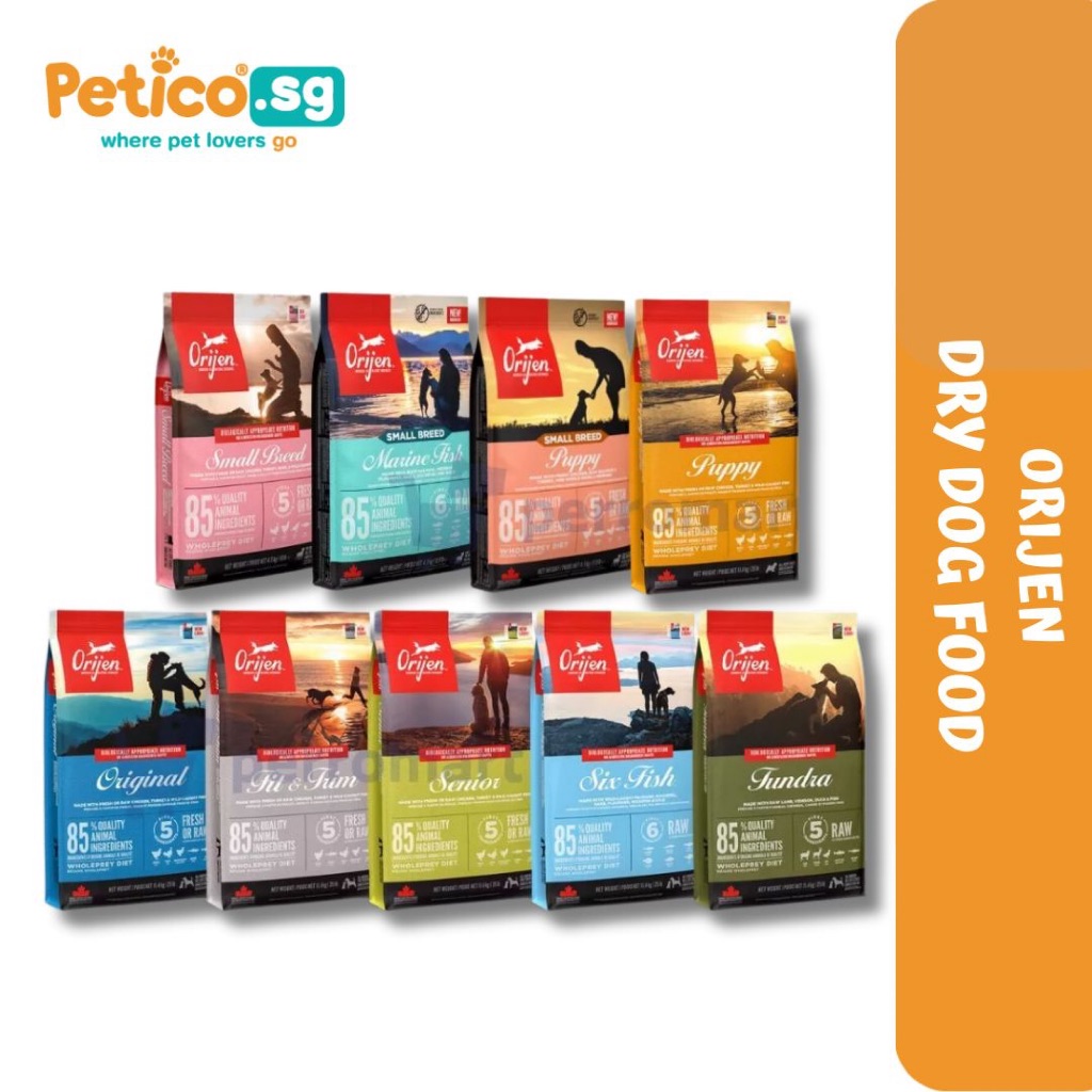 Orijen Dry Dog Food (1.8kg / 2kg / 4.5kg / 6kg) Original / Fit