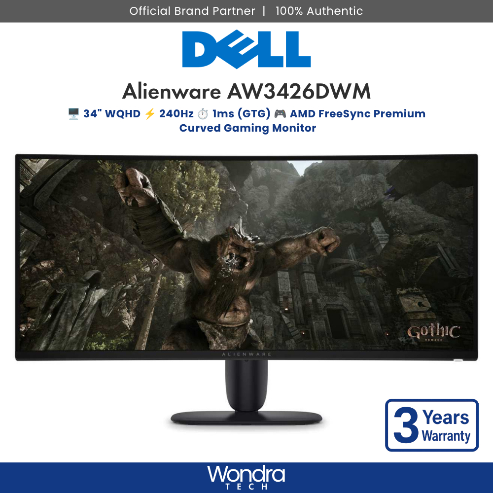 [PRE-ORDER] Dell Alienware AW3426DWM | 34" WQHD | 240Hz | 1ms (GTG ...