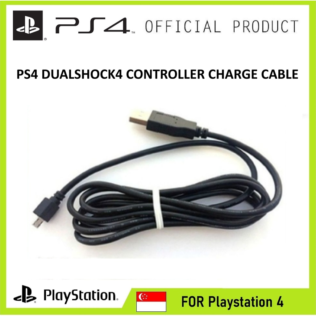 PS4 Original Dualshock4 Controller USB Charge Cable | Shopee Singapore