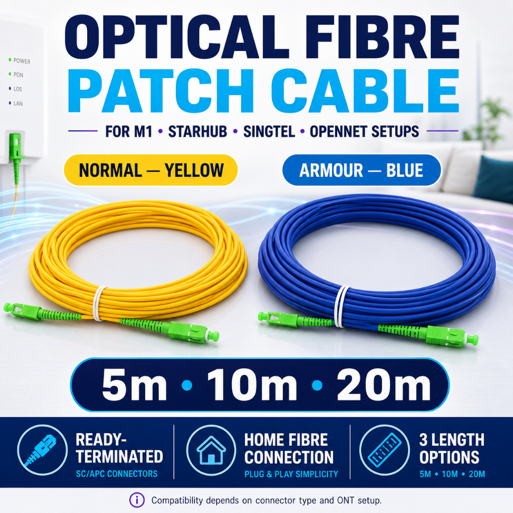 Buy Cable fiber optic At Sale Prices Online - July 2026 | Shopee Singapore