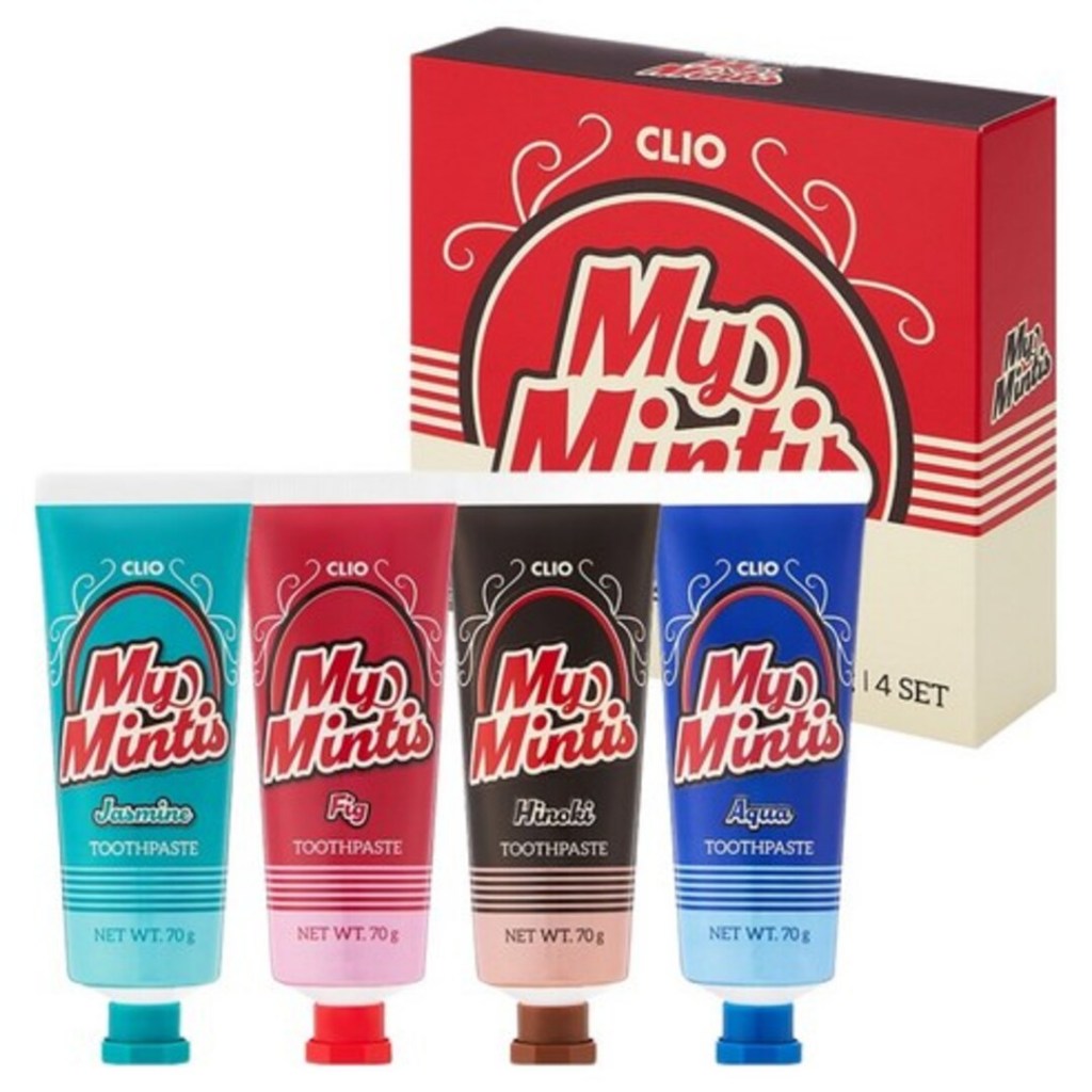 Clio My Mintys Bad Breath Care Toothpaste – 4 Unique Mint Flavors | 70g ...