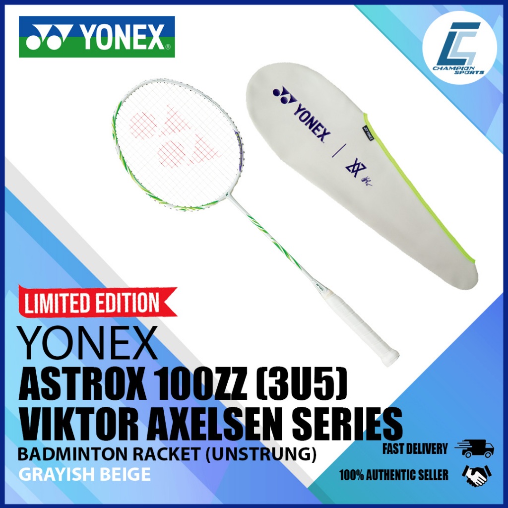 Yonex Astrox 100ZZ Limited Edition Badminton Racket 4U5 (AX100ZVASP ...