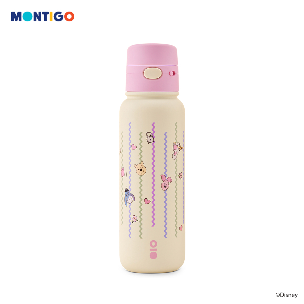 [Limited] Montigo Little Joy With Pooh Bubble Bottle Travel Large (18oz/530ml)