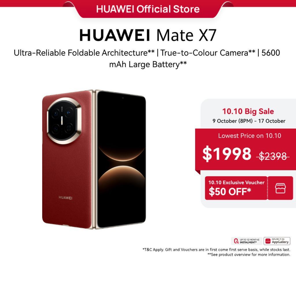 HUAWEI Mate X7 Foldable Smartphone | 16+512GB | Ultra Reliable