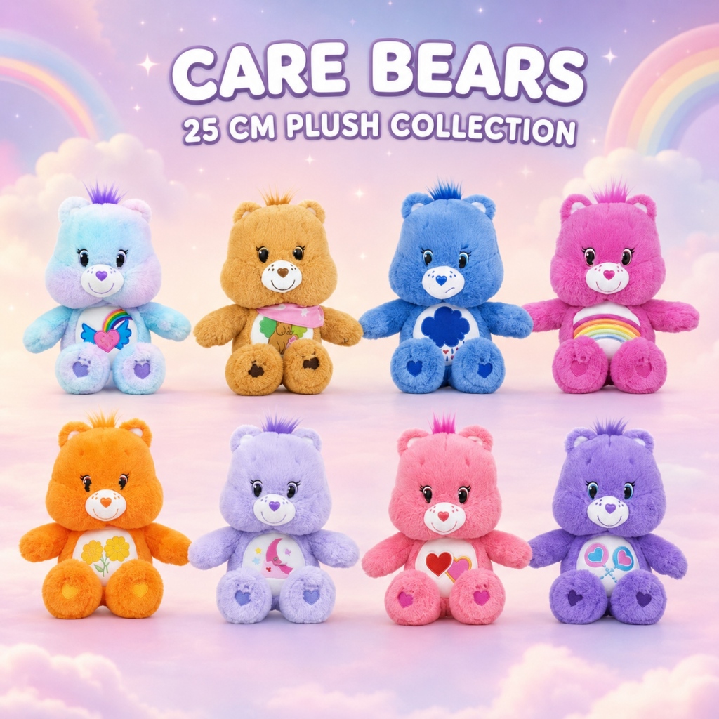 Care Bears 25cm Plush Doll | Soft Stuffed Toy | Cute Collectible