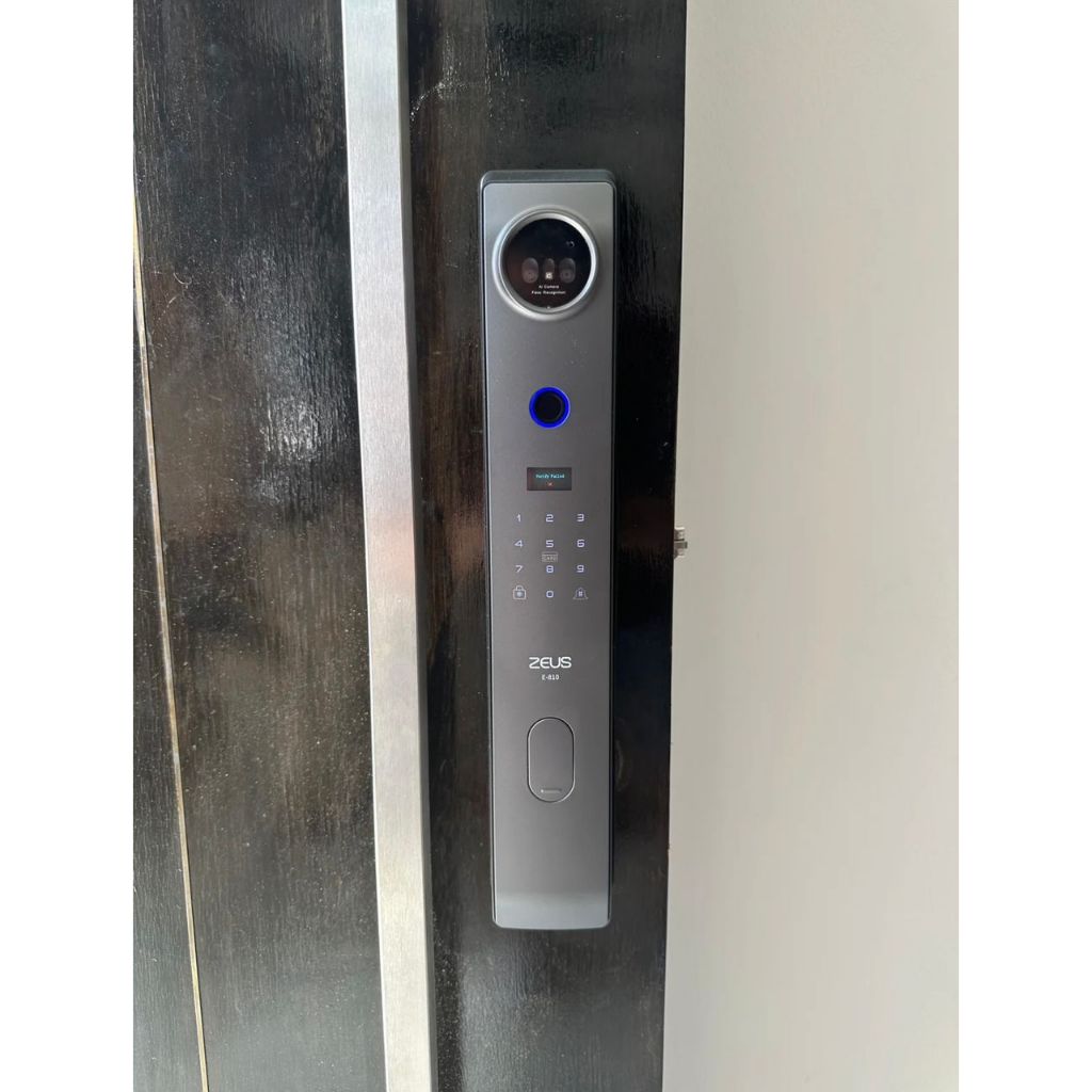 [Door Lock] ZEUS E-810 Prestige Series | 6-Way Unlock with Face, Live ...