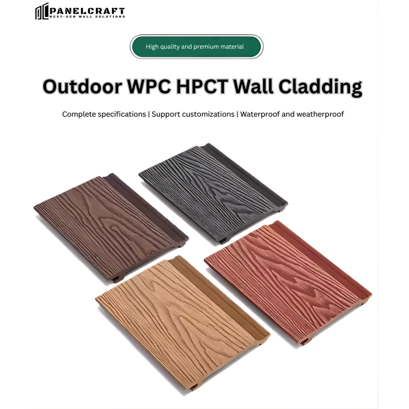 Waterproof Outdoor Cladding Wall Panel WPC HPCT Ceiling Decking ...