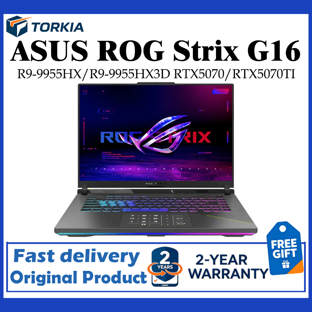 2026 ASUS ROG Strix G16 [G614] R9-9955HX/R9-9955HX3D RTX5070