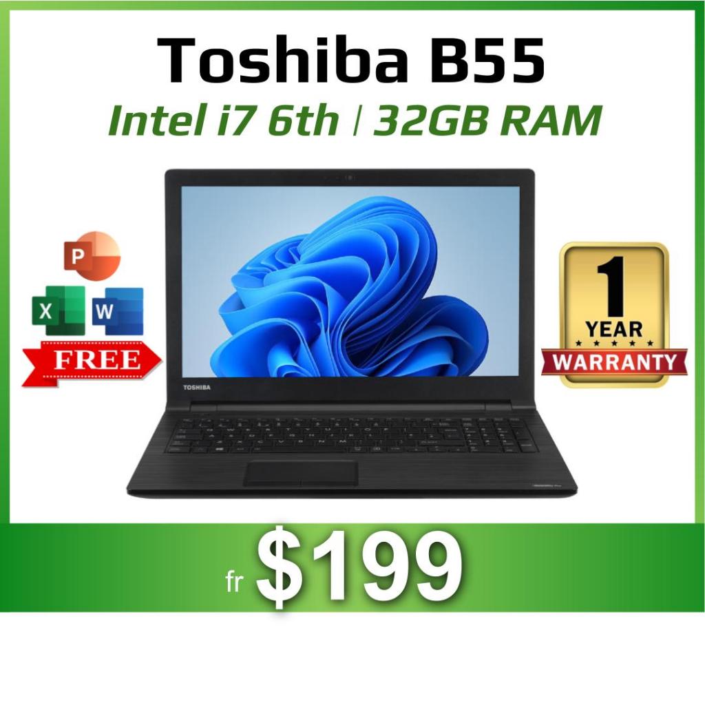 Refurbished] Toshiba Intel i5 6th Gen Laptop | Dynabook B55 | 16GB