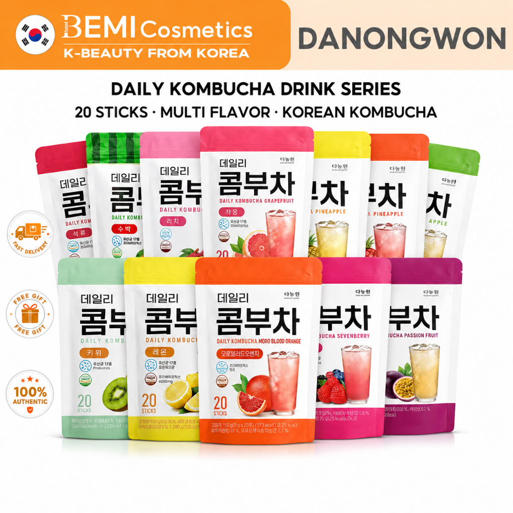 [DANONGWON] Daily Kombucha 20 Sachets | Probiotic Fermented Tea Drink ...