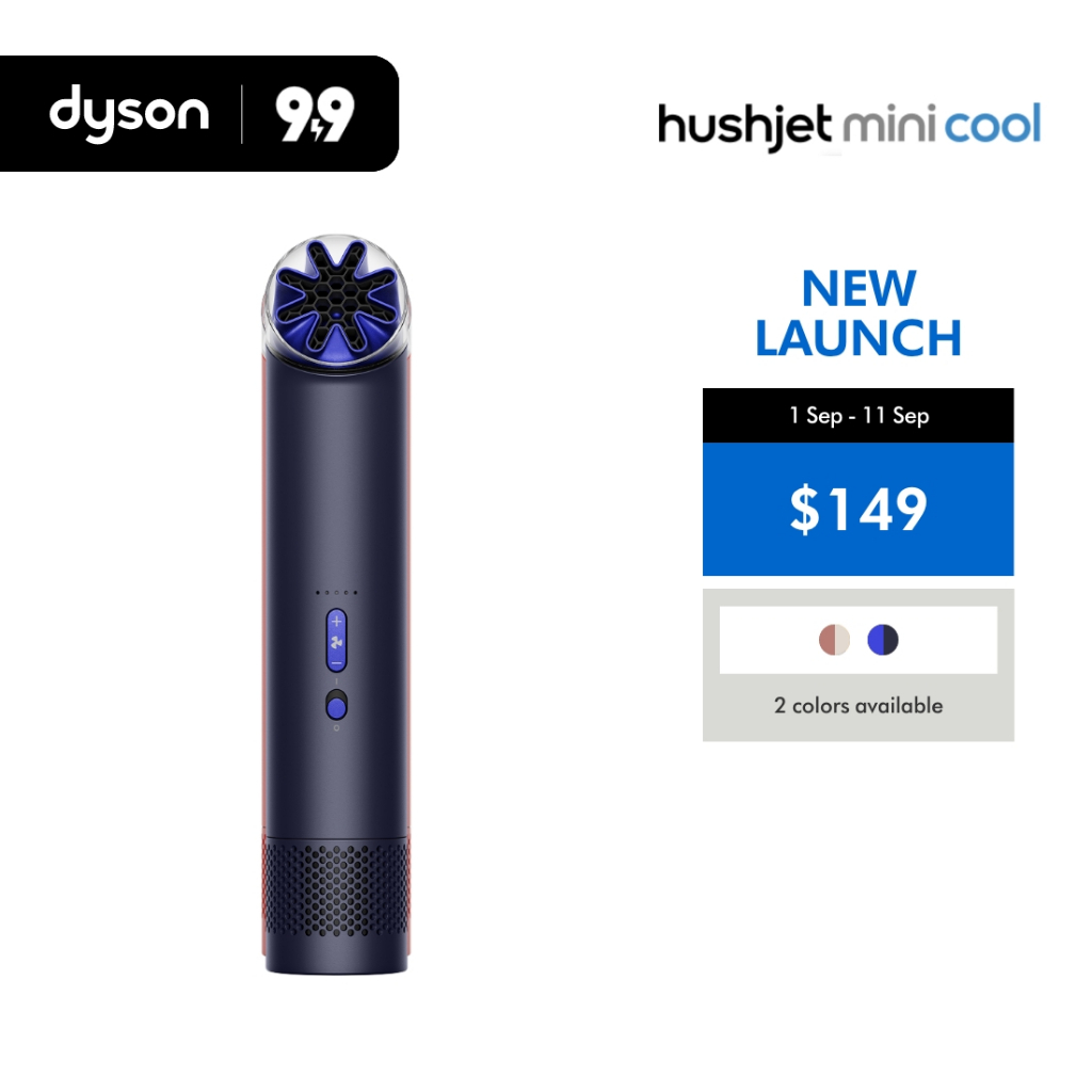 9.9 New Launch] Dyson HushJet Mini Cool Handheld Portable fan