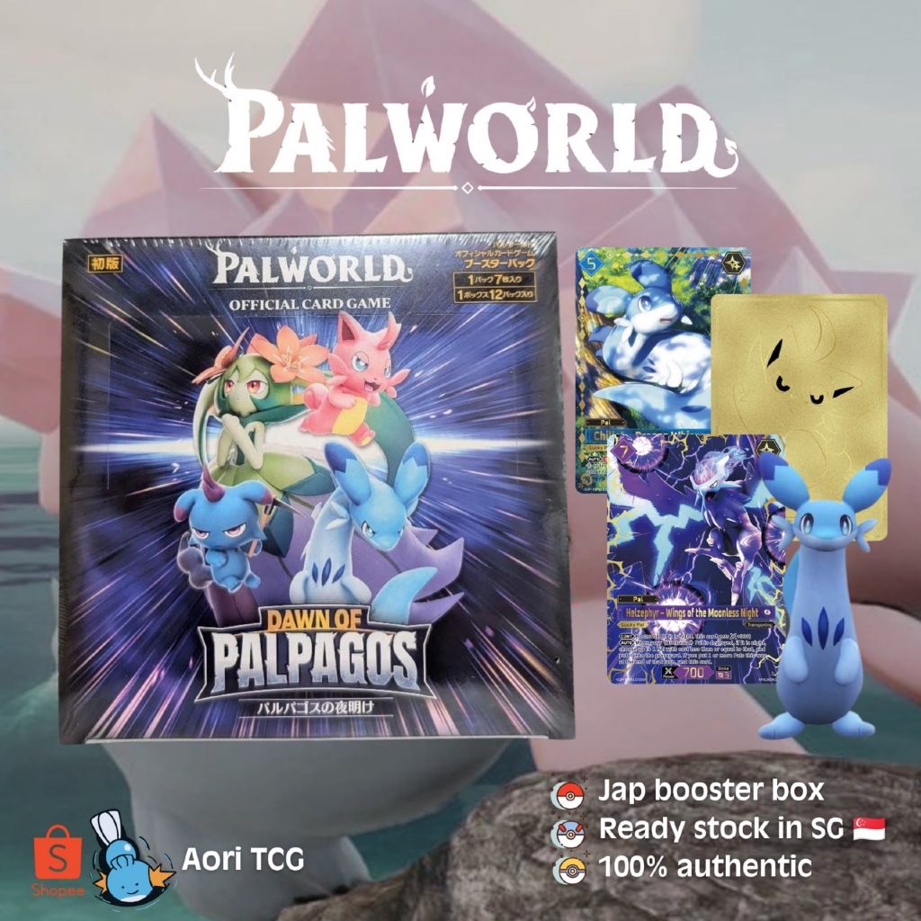 Palworld TCG Dawn of Palpagos Booster Box (Japanese) | Shopee Singapore