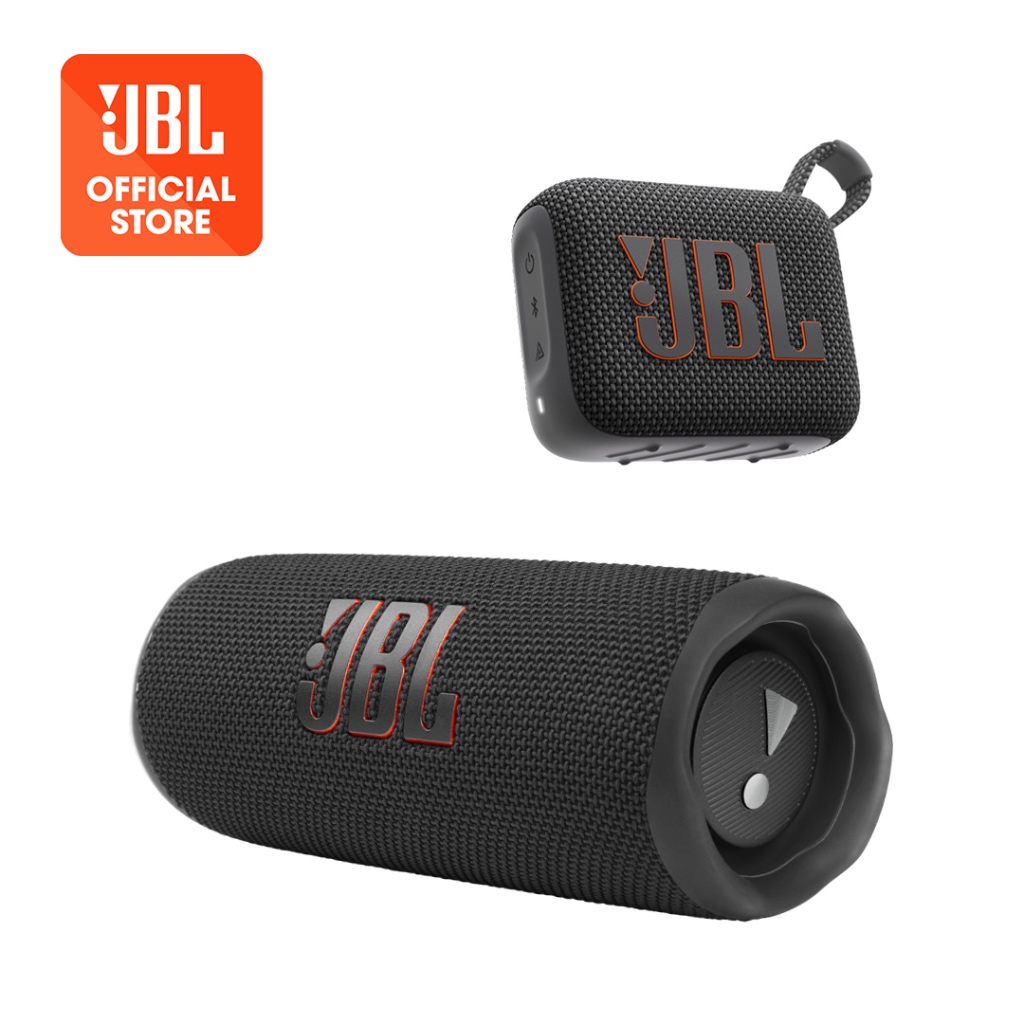 Bundle Deals] JBL Flip 6 + Go 4 (Black) | Shopee Singapore
