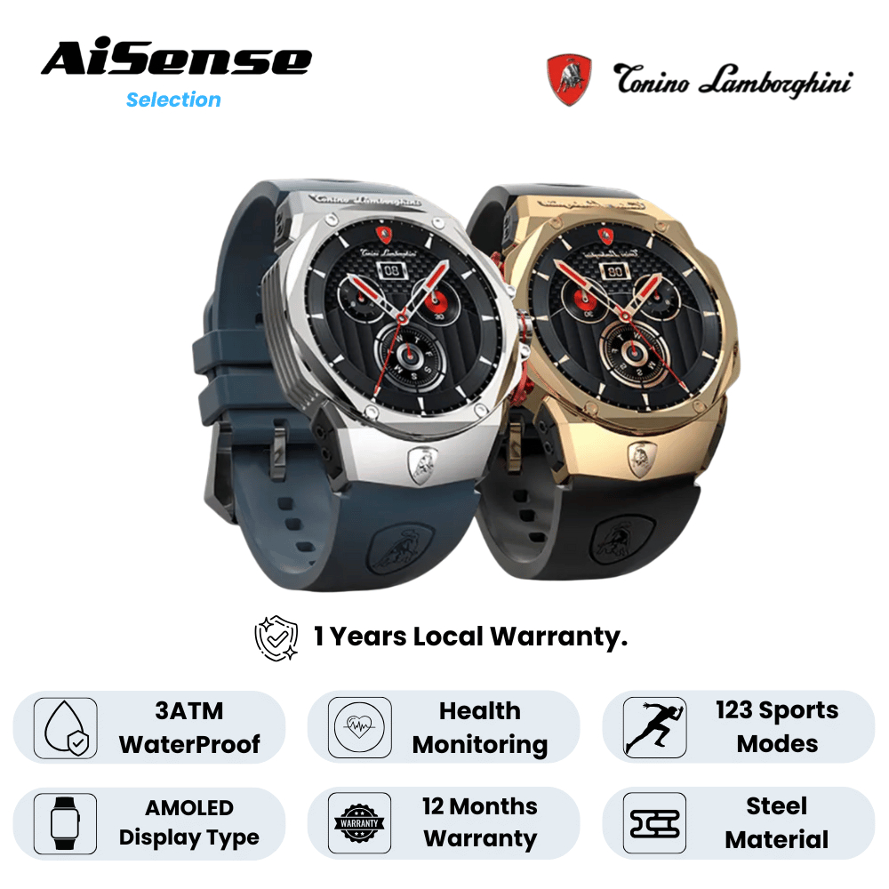 Tonino Lamborghini TL66 Luxury Smartwatch | AMOLED HD Display