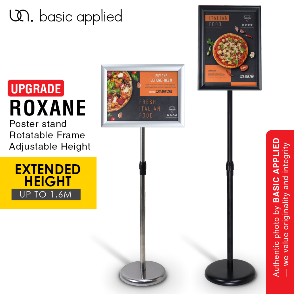 Roxane A2 A3 A4 Paper type poster stand | Single side Display Stand ...