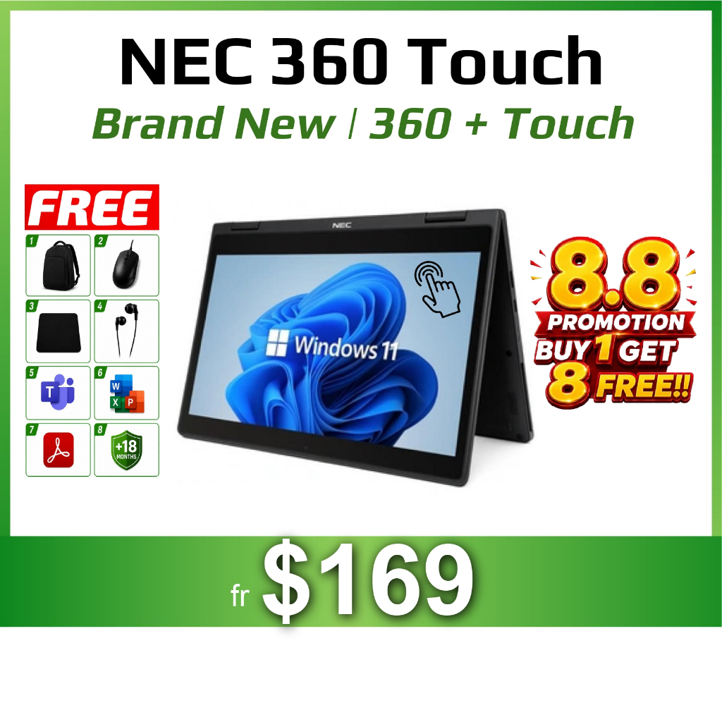 Refurbished] Nec VersaPro / Lenovo 360 Flip Laptop | Touch Screen
