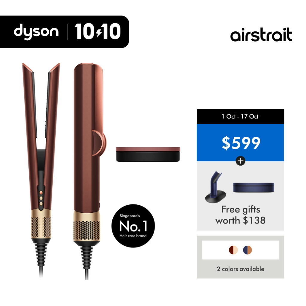 10.10 Specials] Dyson Airstrait straightener with Complimentary