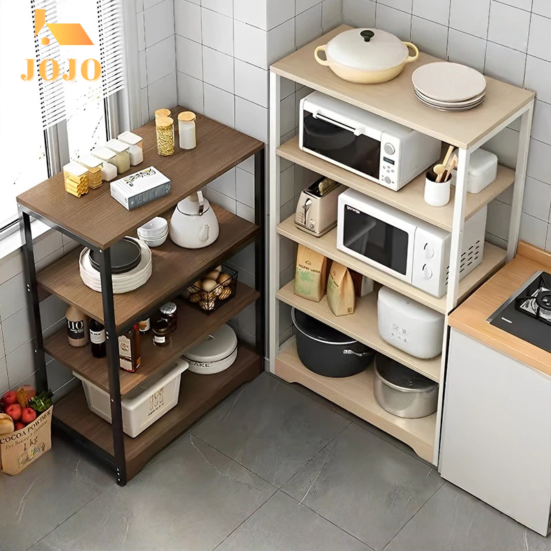 Solid Wood Rack Multifunctional Kitchen Storage Rack Organizer Shelf ...