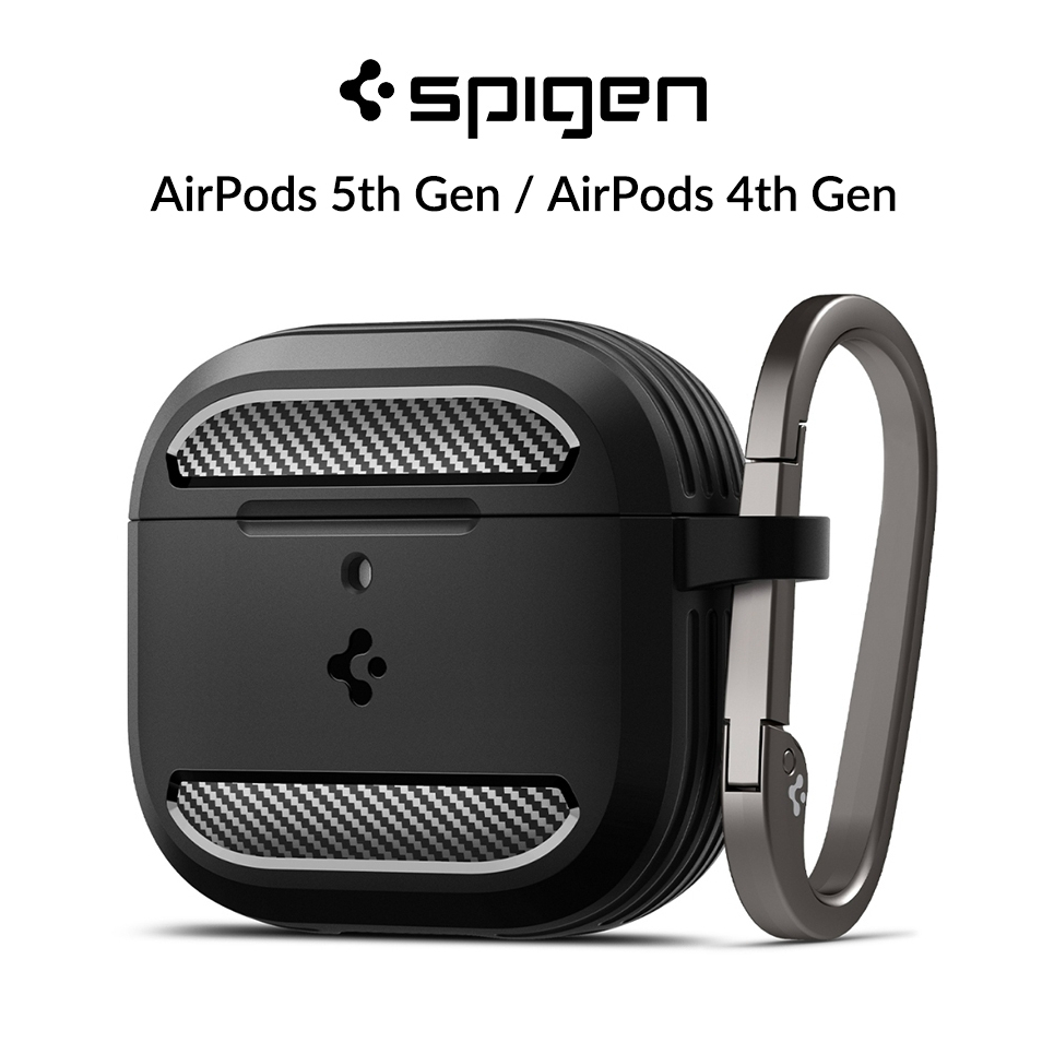 Spigen AirPods 5 Case (2026) / AirPods 4 Case (2024) Rugged Armor ...